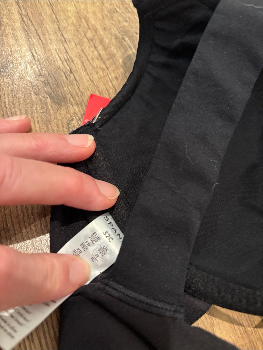 SPANX Black Seamless Full Coverage Bra - Picture 6 of 6